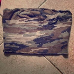 Camo tube top